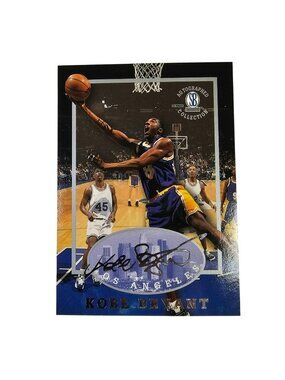 Kobe Bryant 1997 Score Board Autographed Collection #16 Basketball Card
